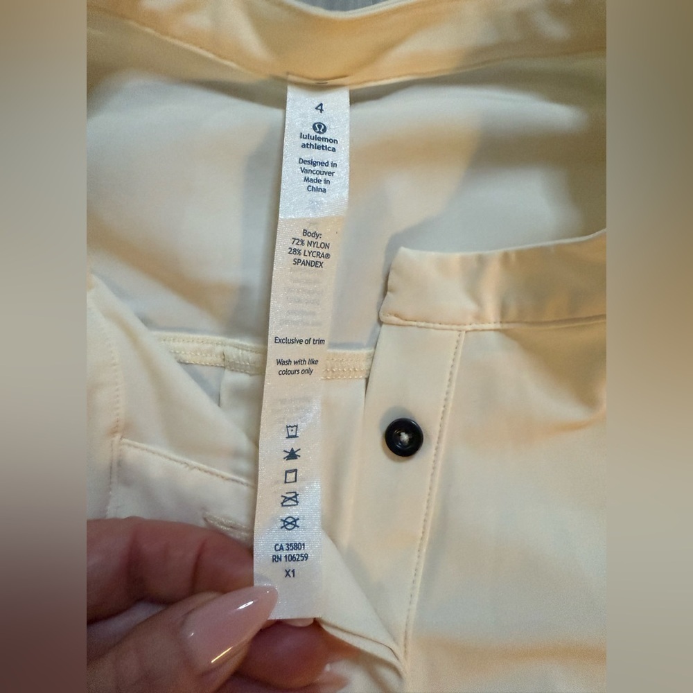 2014 Lululemon Get It On Blouse Angel Wing White Long Sleeve - Retired Rare - Picture 13 of 14